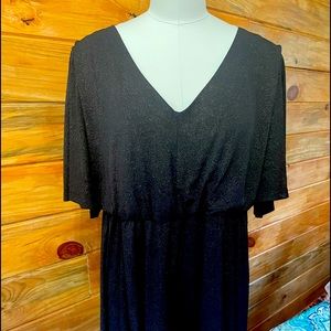 Torrid Black and Gold Dress